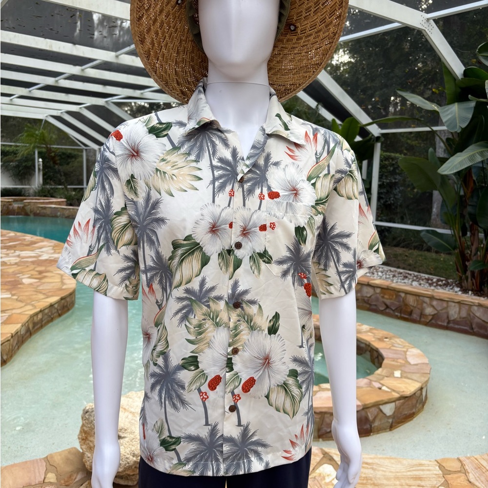 Tropical Floral Men's Casual Shirt